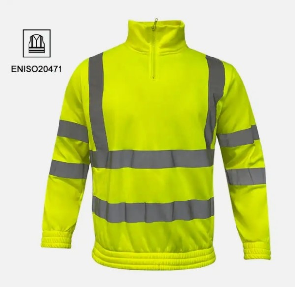 High-Vis Yellow men hoodie