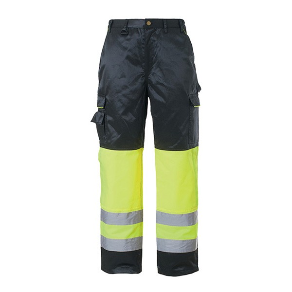 Pants, black/yellow, EN 20471 class 1