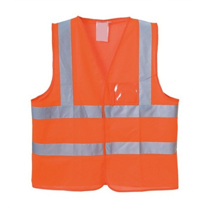 Orange warning vest